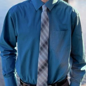 2pc set - shirt and tie | size 32/33